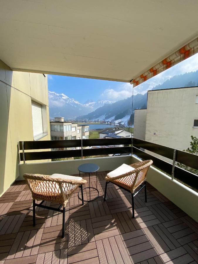 Wunderstay Alpine 203 Chic Studio With Balcony, Mountain And Lake View Engelberg Eksteriør billede